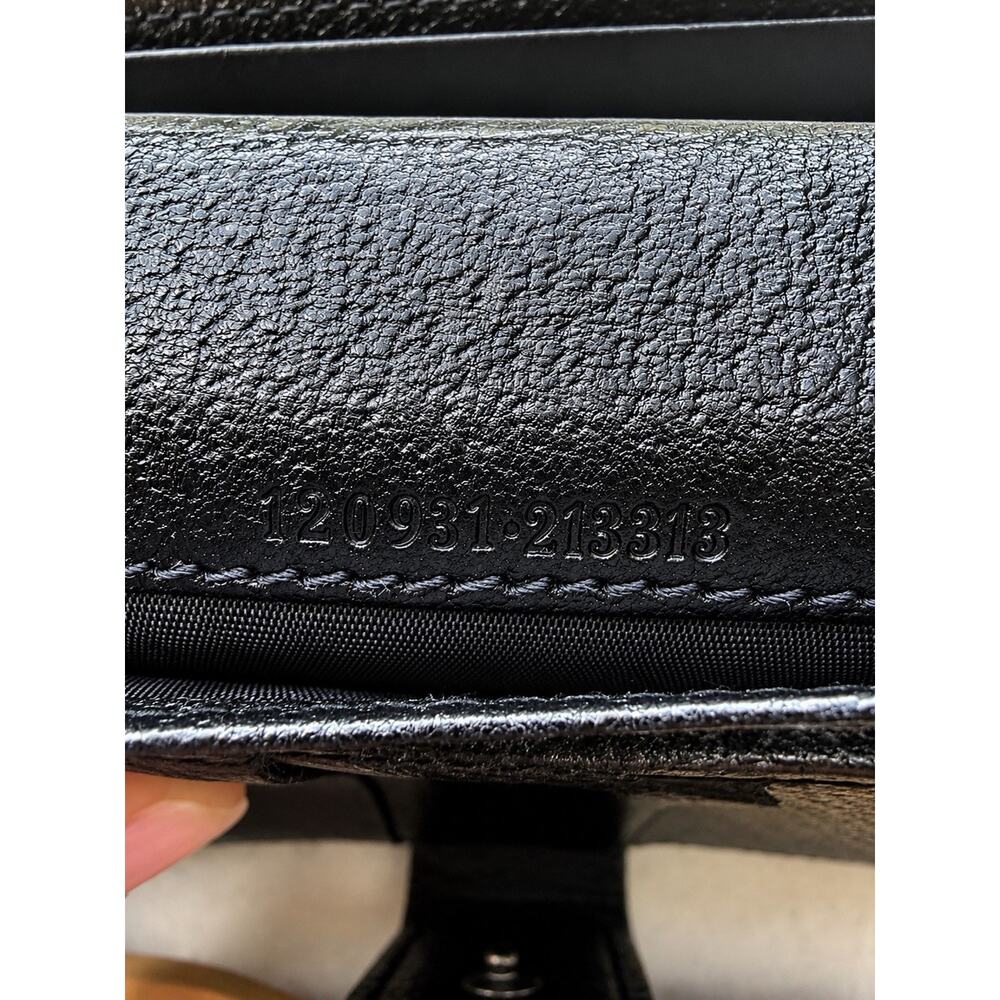Authentic Gucci Black Leather Wallet – COA Included - Picture 7 of 9